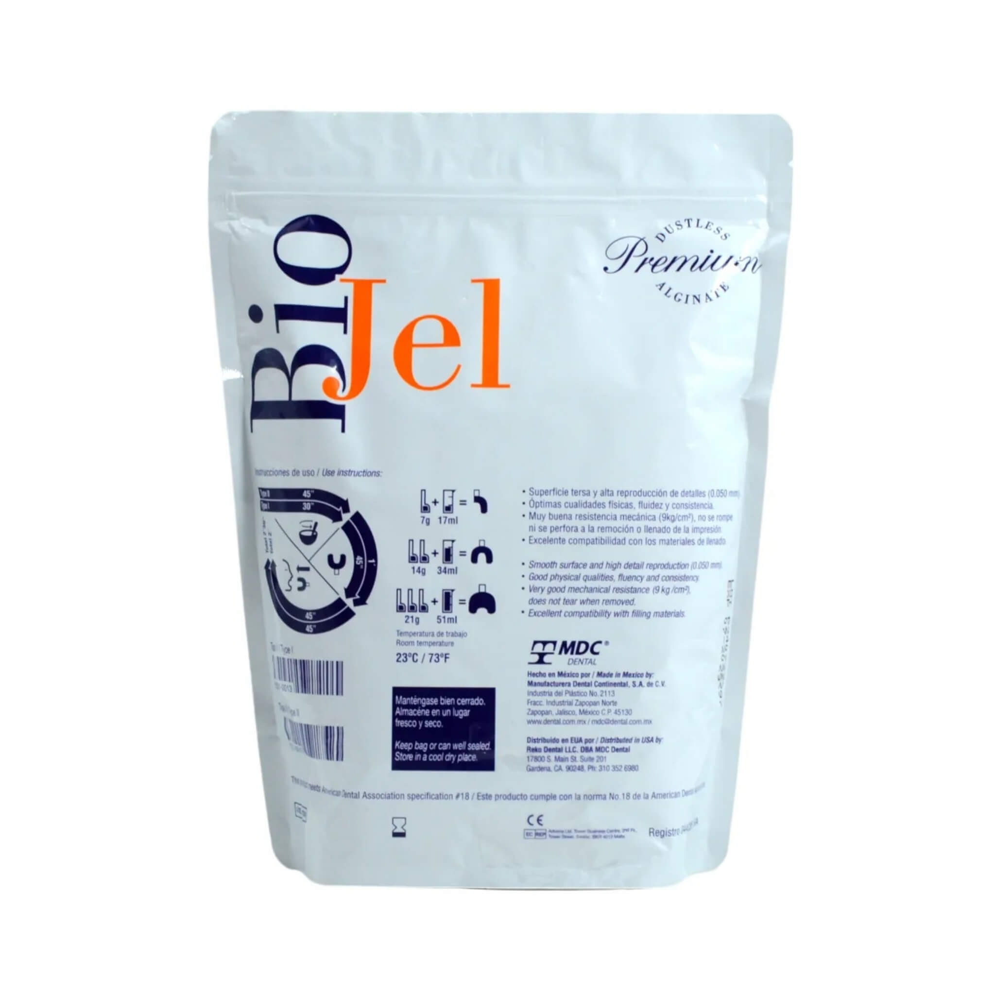 Alginato Bio-Jel MDC Dental