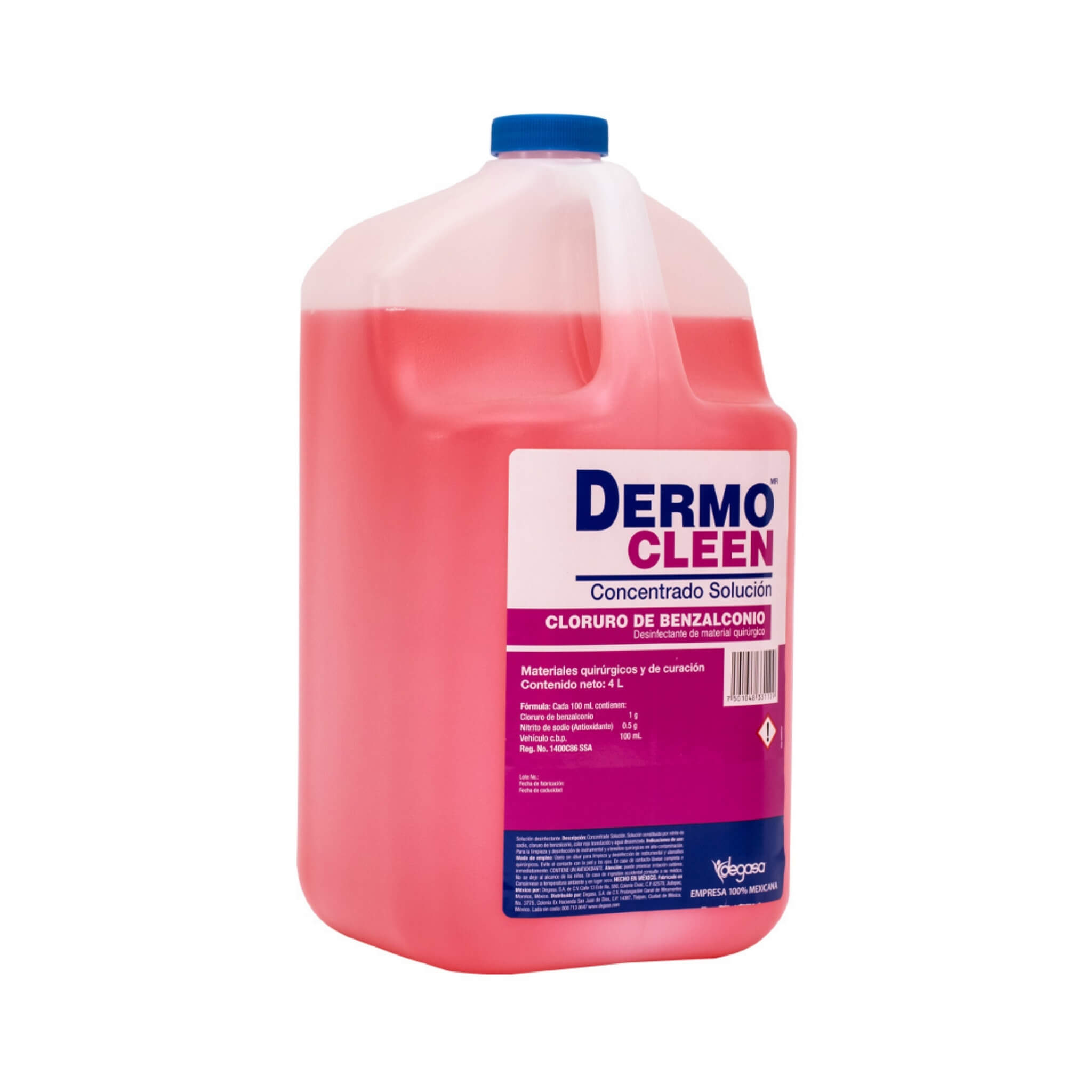 Dermo Cleen Solución Antiséptica Concentrado Degasa (4 L)