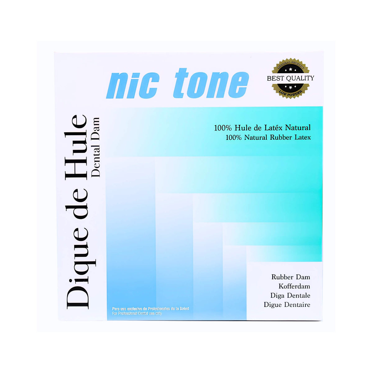 Dique de Hule Nic Tone (36 pzas)