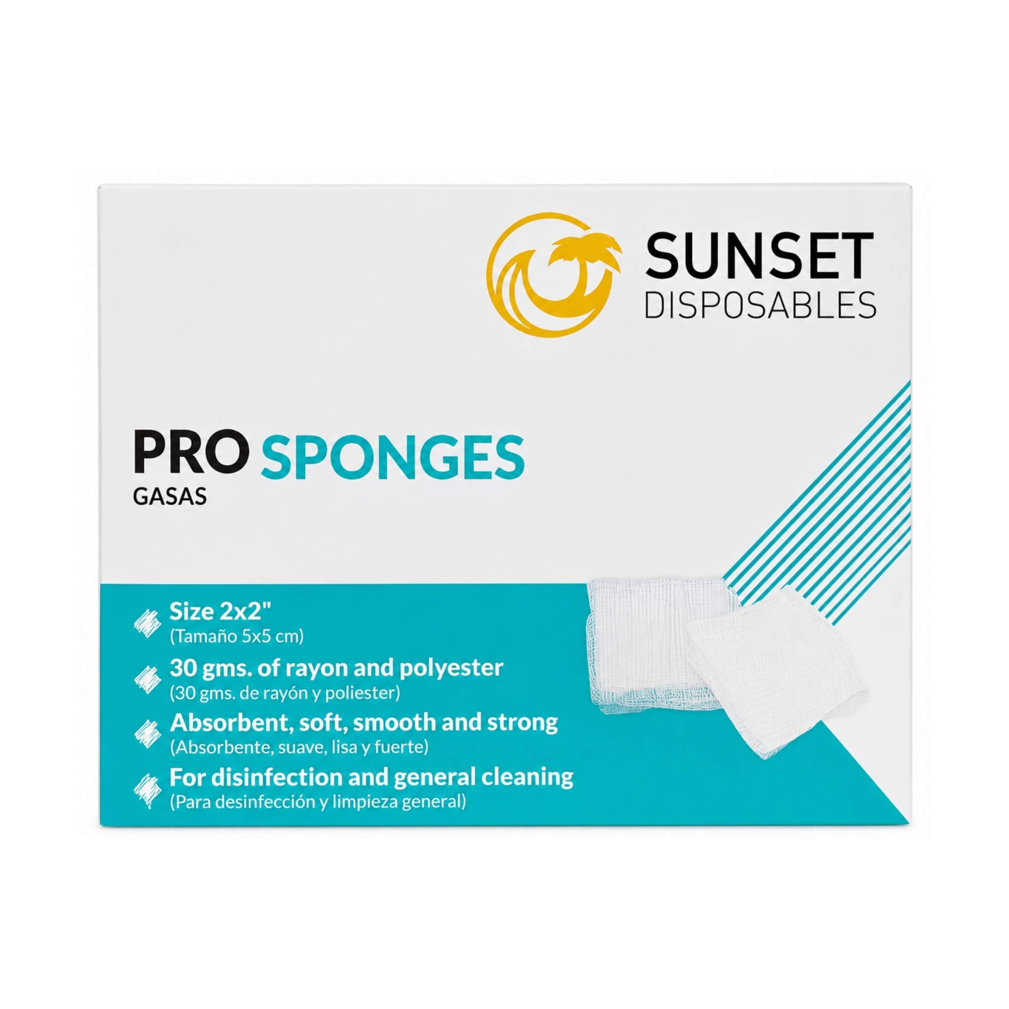 Gasa Esponja No Estéril ProSponges Sunset (200 pzas)