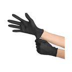 Guantes de Látex Bajo en Polvo Ambiderm Plus - Negro (100 pzas)