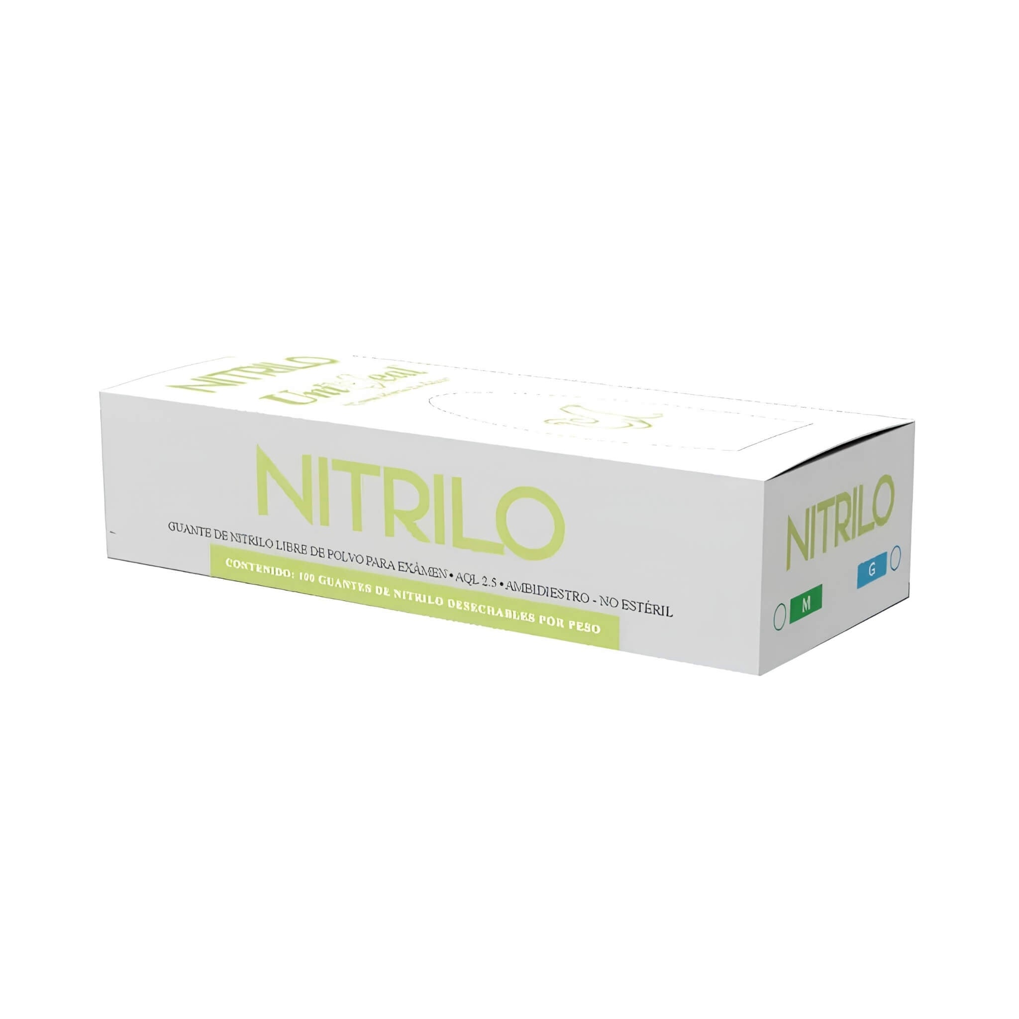 Guantes de Nitrilo Libres de Polvo UniSeal - XCH (100 pzas)