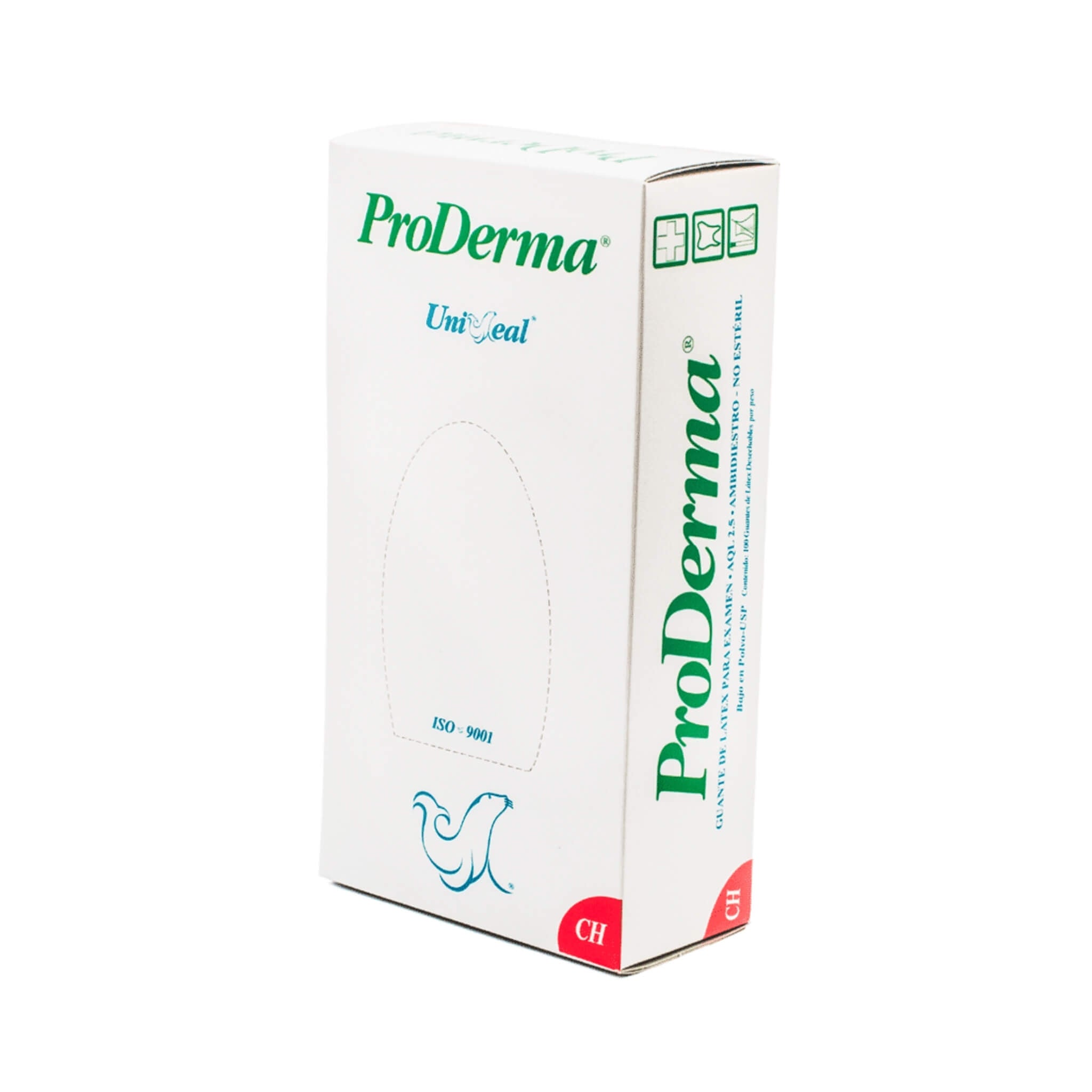 Guantes de Látex con Polvo ProDerma UniSeal (100 pzas)