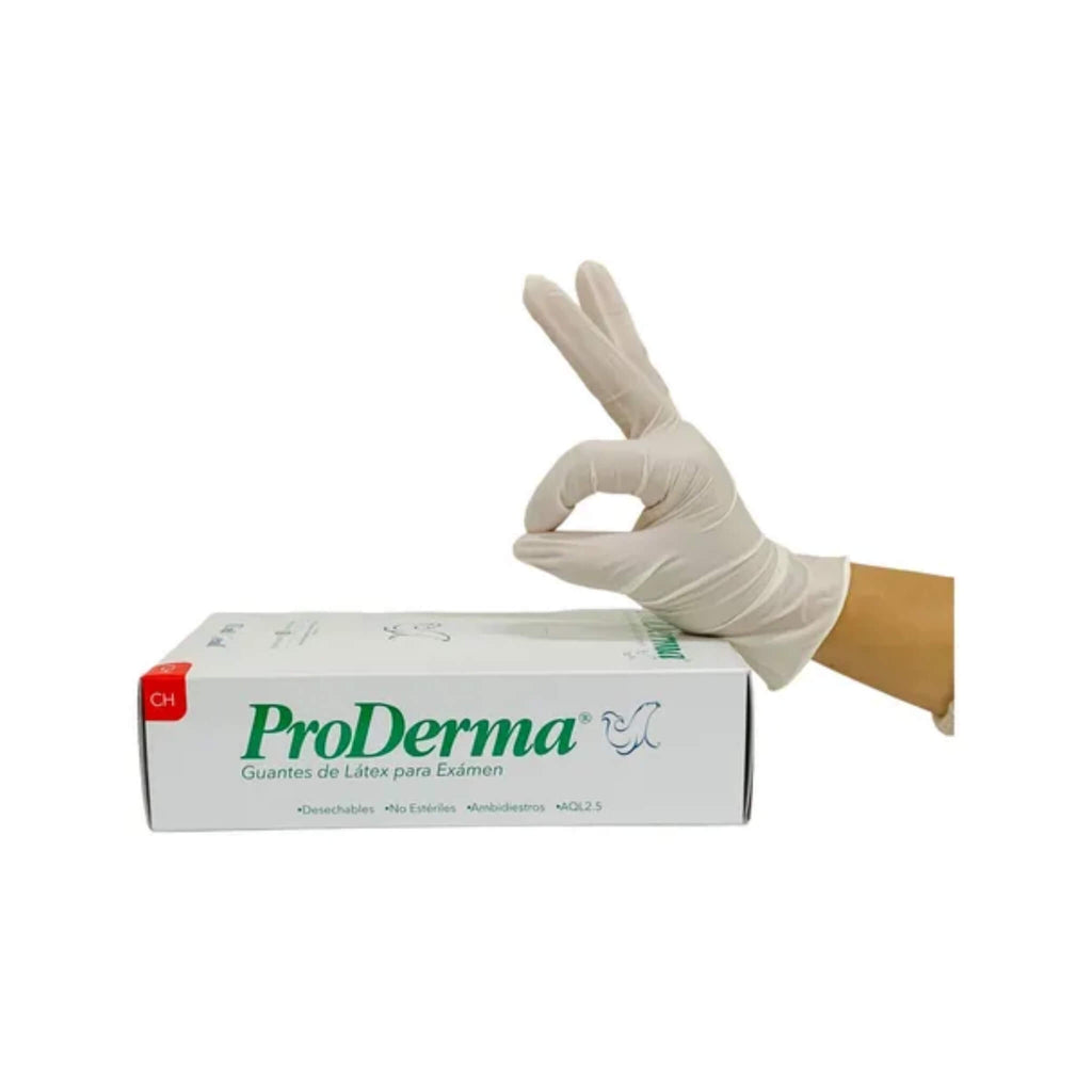 Guantes de Látex con Polvo ProDerma UniSeal (100 pzas)