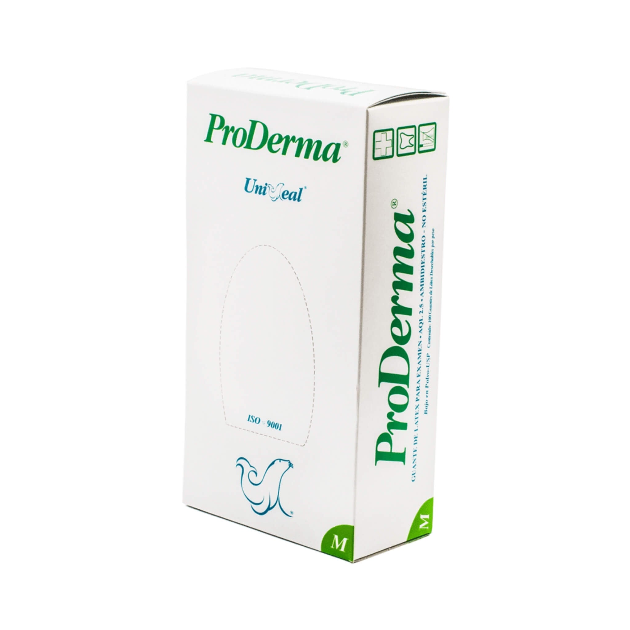 Guantes de Látex con Polvo ProDerma UniSeal (100 pzas)