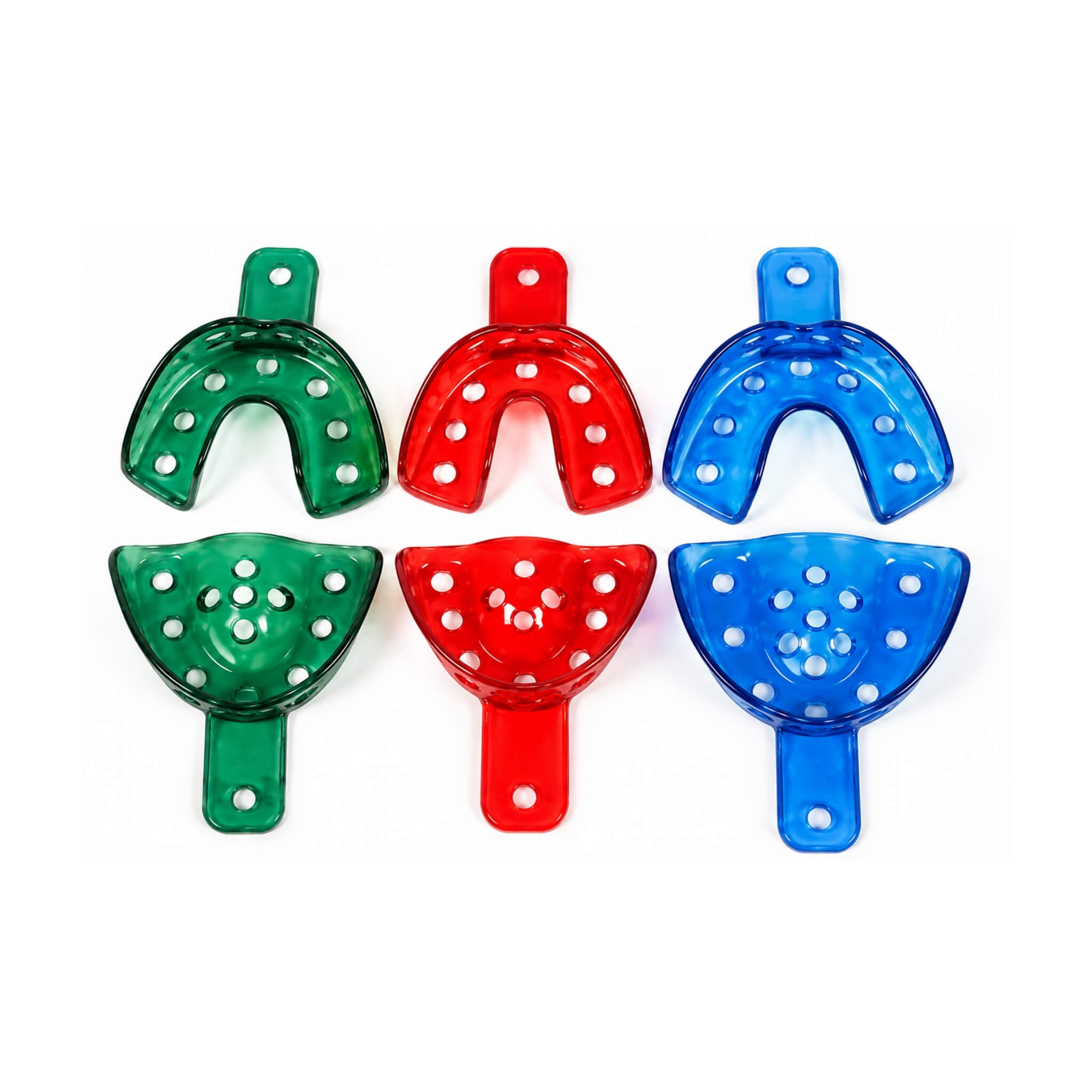 Kit de Cucharillas Porta Impresión Plástico Infantil Adysa (6 pzas)