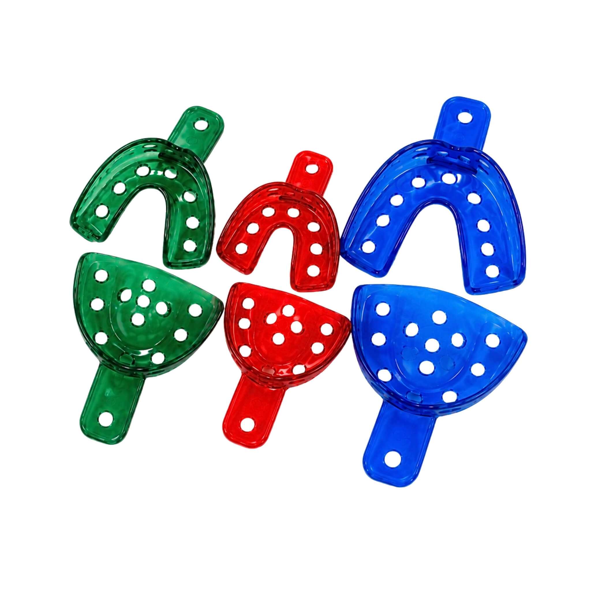 Kit de Cucharillas Porta Impresión Plástico Infantil Adysa (6 pzas)