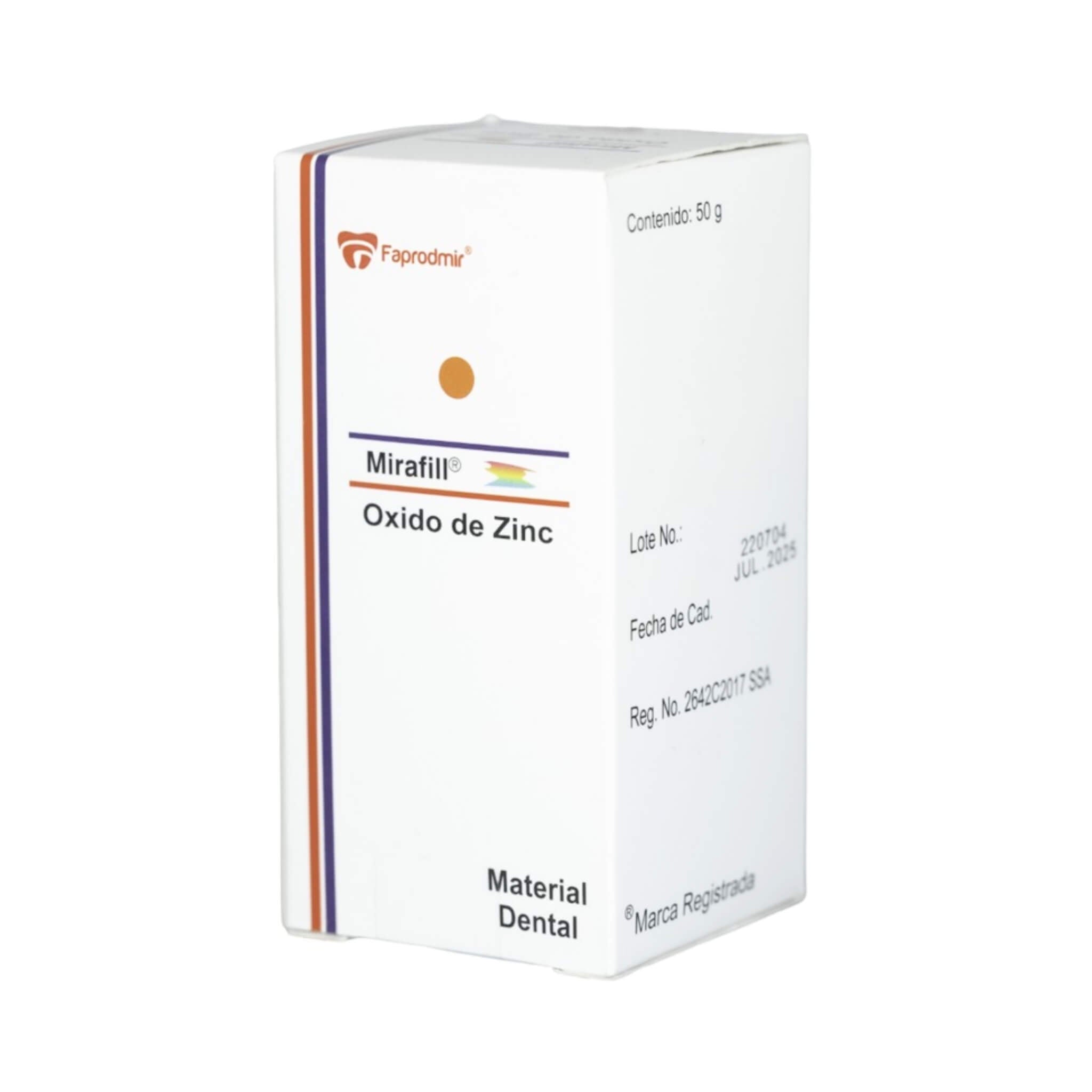 Óxido de Zinc con Endurecedor Mirafill (65 g)