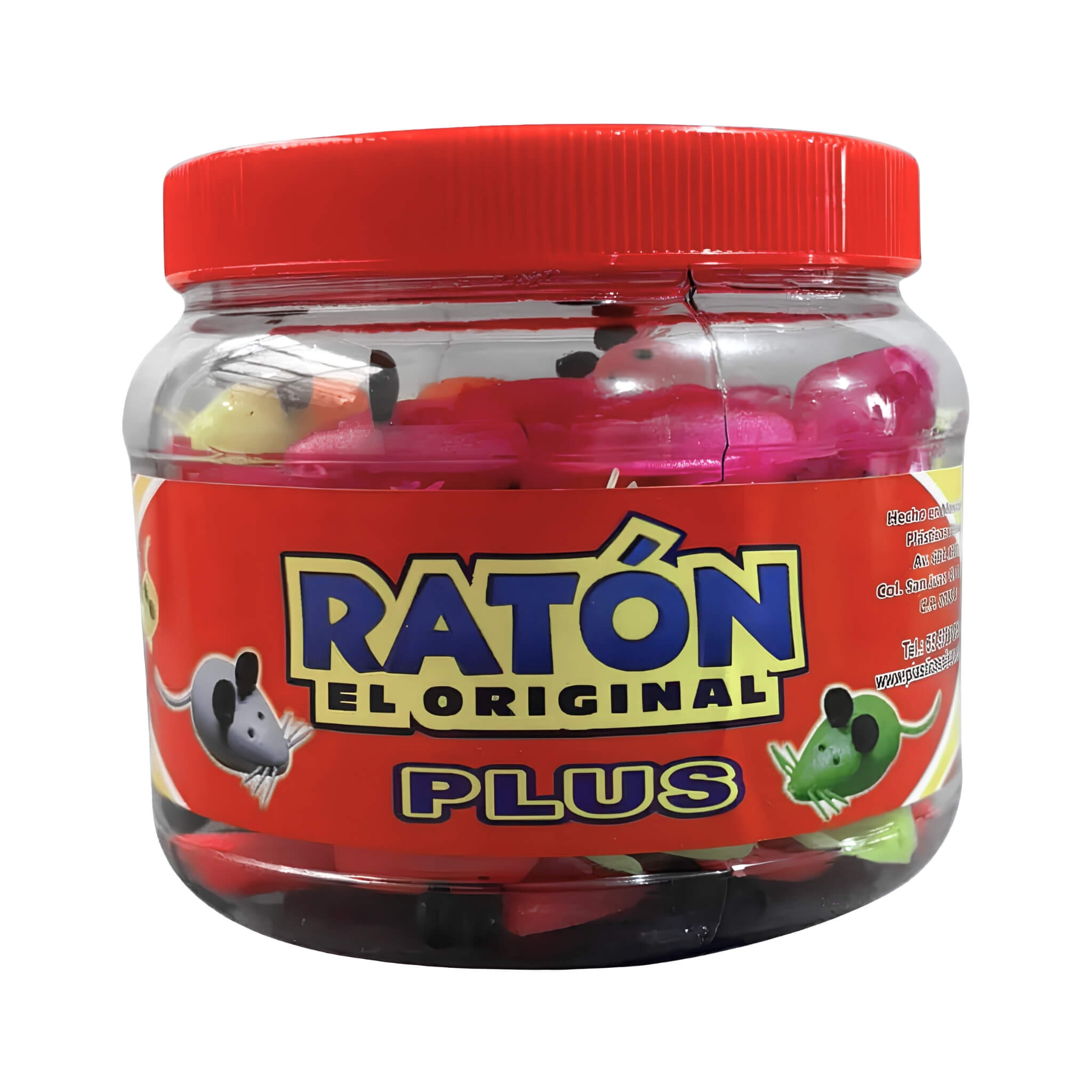 Ratones de Plástico para Dientes - Multicolor (50 pzas)