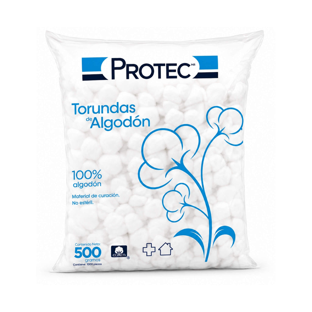 Torundas de Algodón Protec Degasa (1,000 pzas)