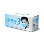 Cubreboca Quirúrgico Tricapa Unimask 3 (50 pzas)