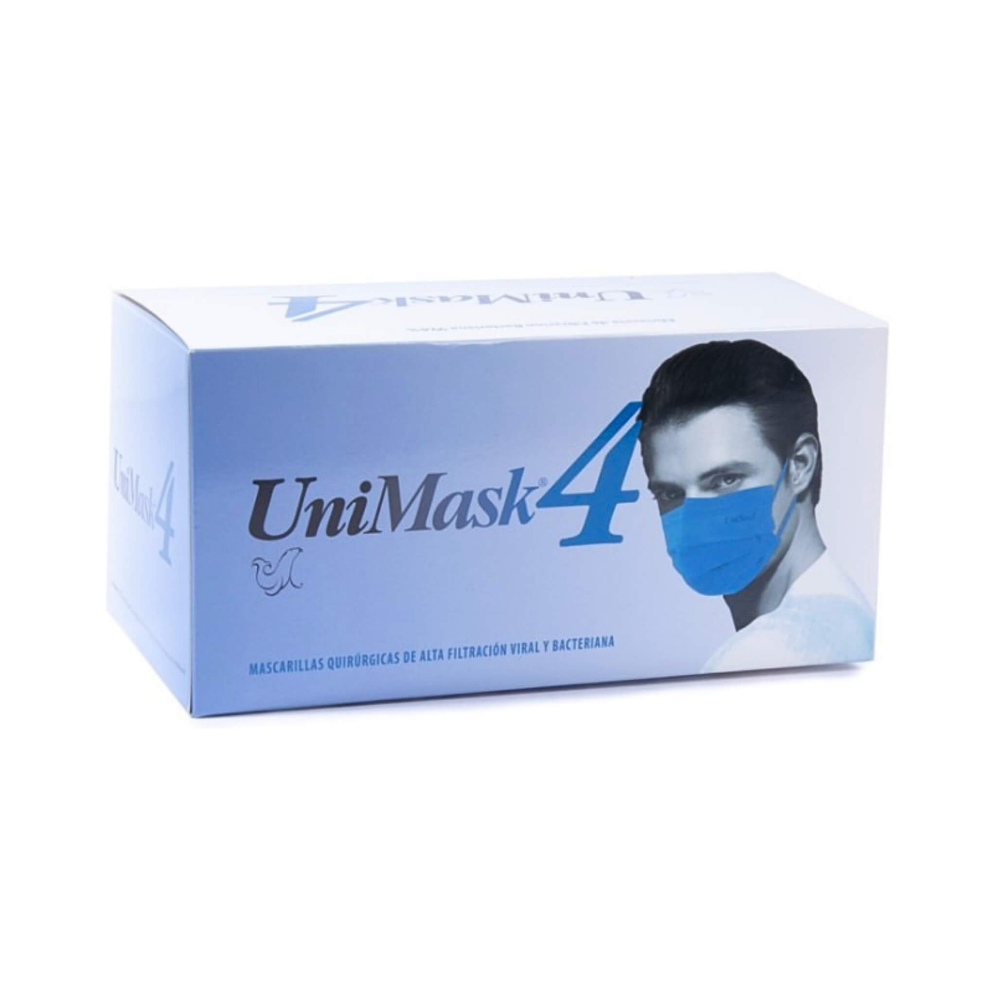 Cubreboca Quirúrgico Tetracapa Unimask 4 (50 pzas)