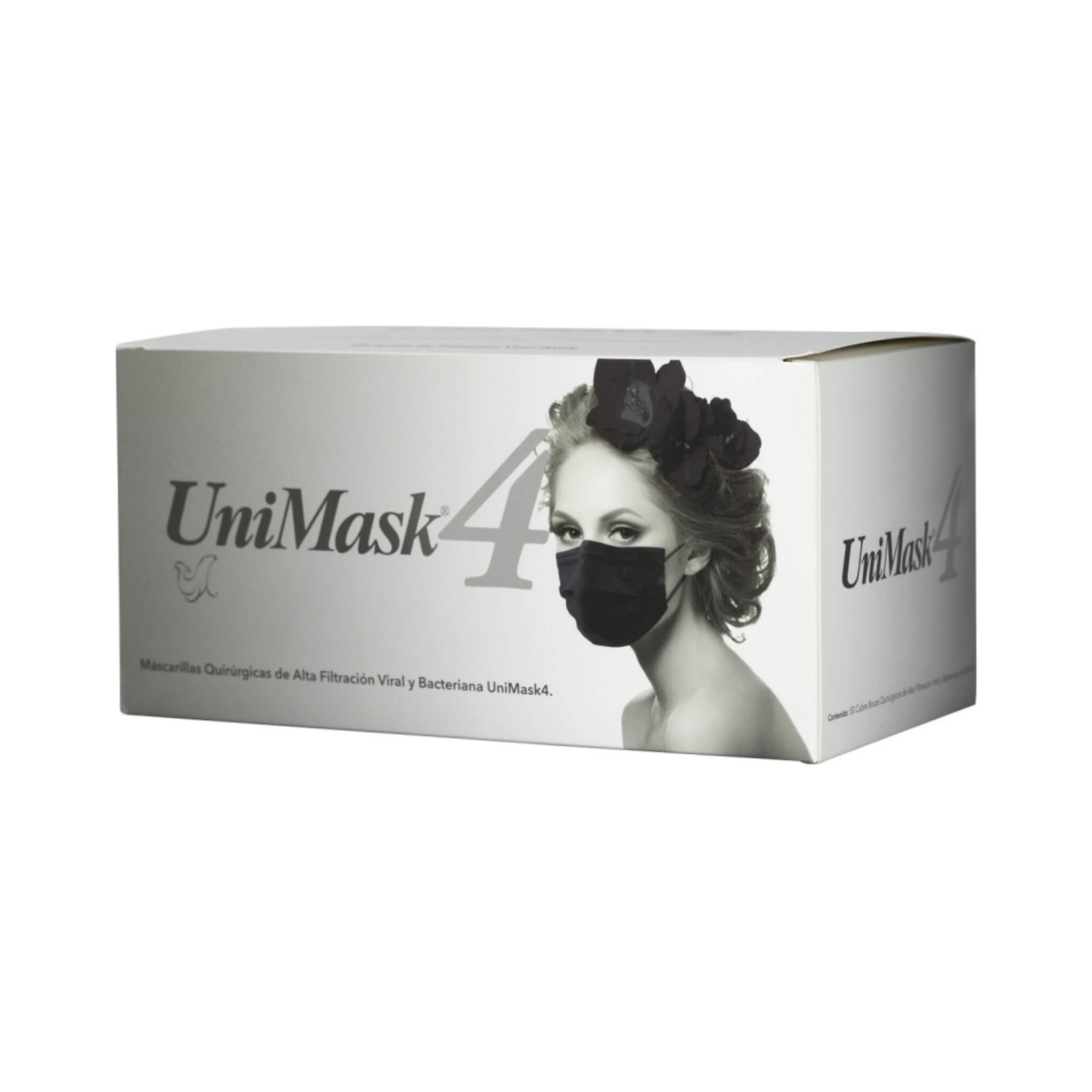 Cubreboca Quirúrgico Tetracapa Unimask 4 (50 pzas)
