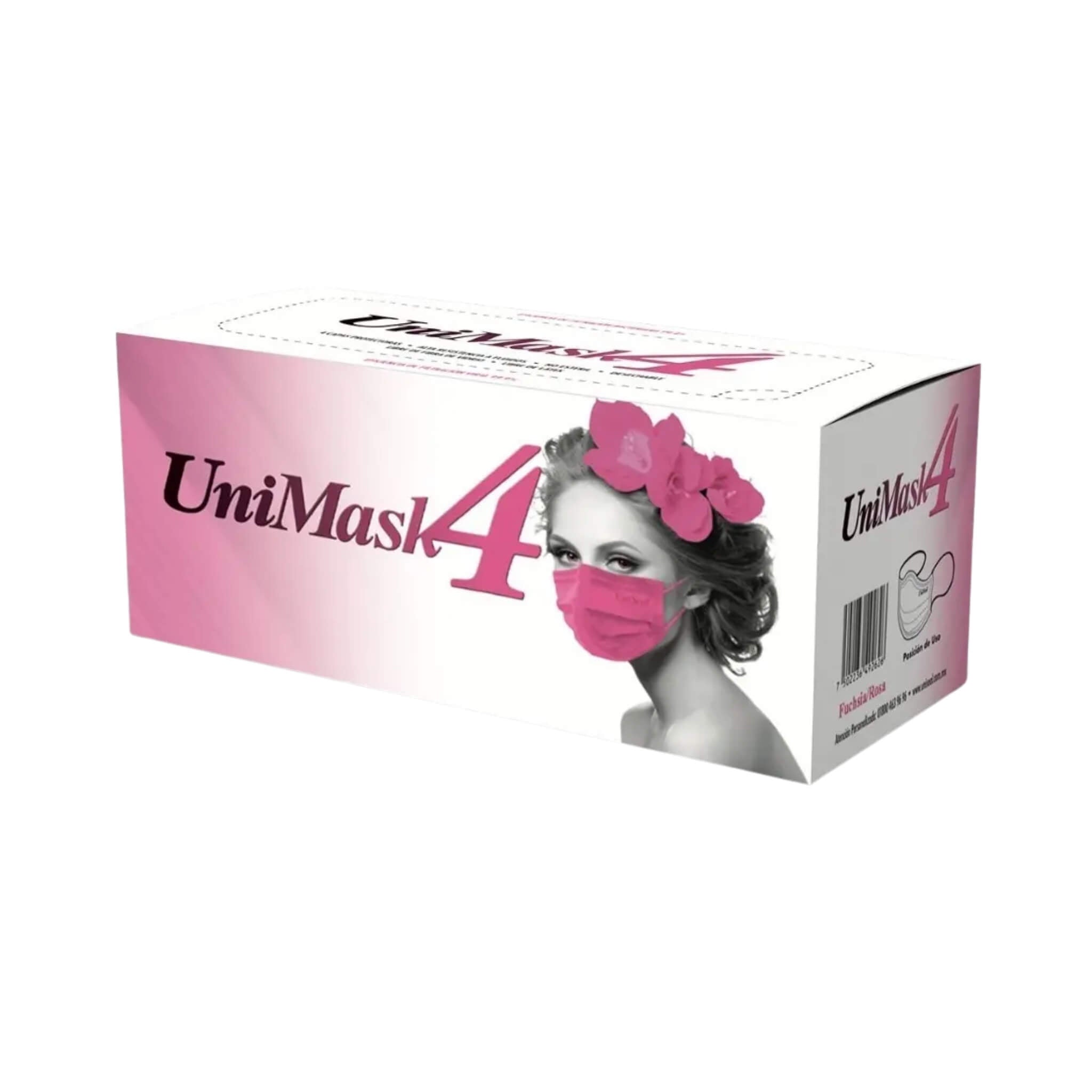 Cubreboca Quirúrgico Tetracapa Unimask 4 (50 pzas)